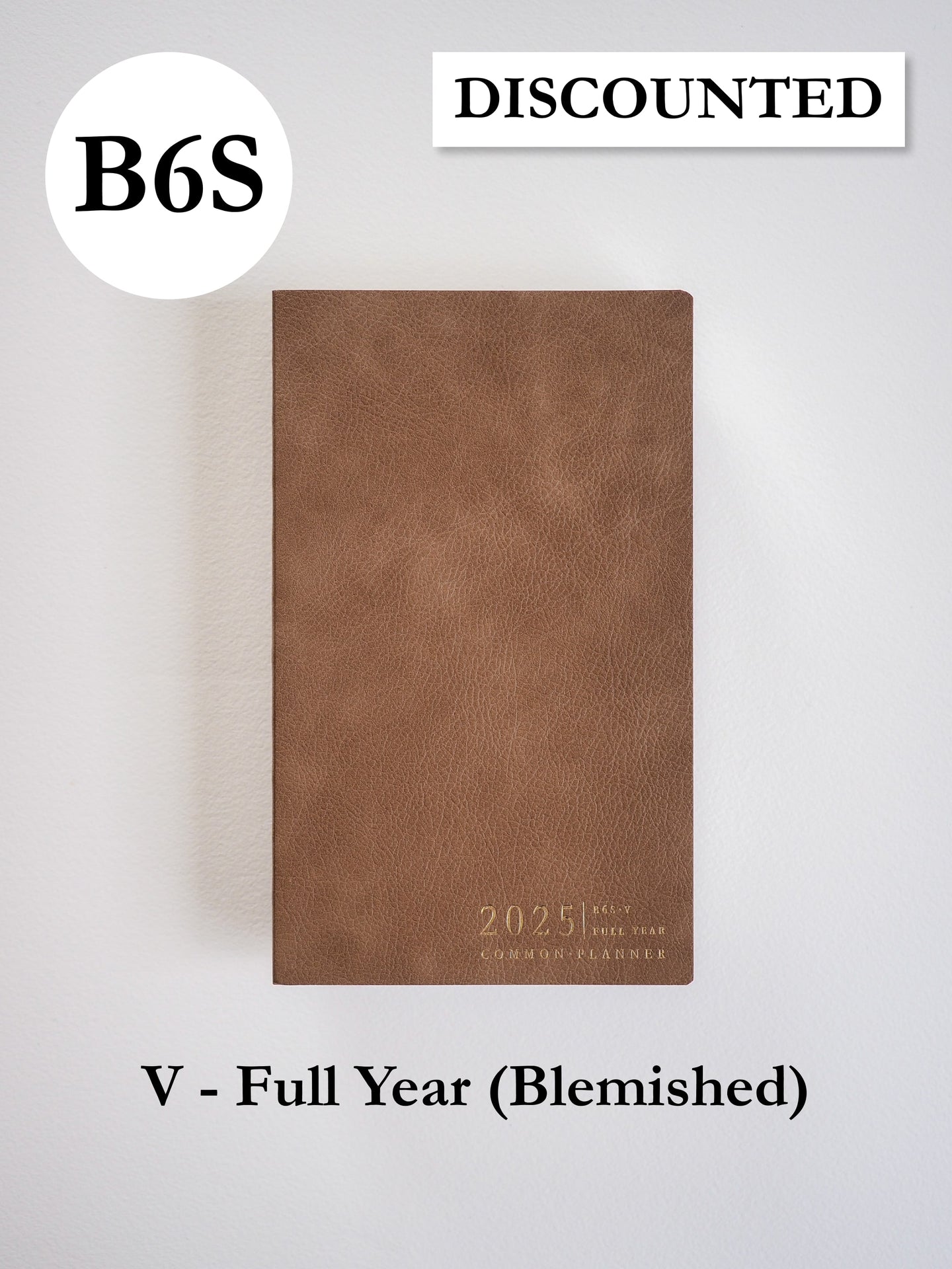 B6 Slim Vertical Full Year | 2025 Common Planner (In-Stock) Blemished