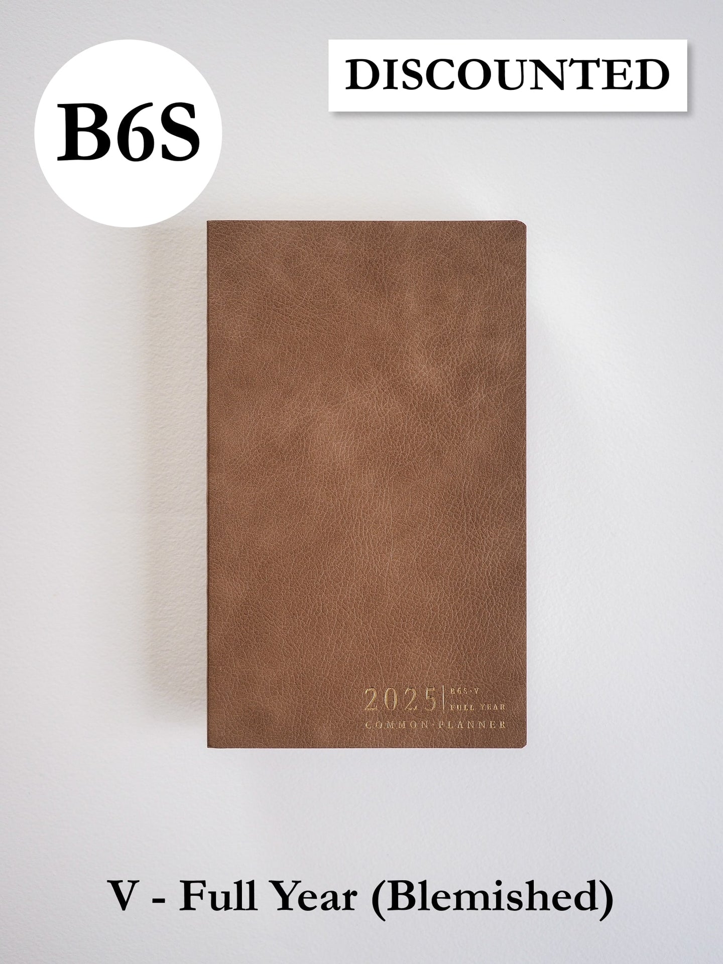 B6 Slim Vertical Full Year | 2025 Common Planner (In-Stock) Blemished