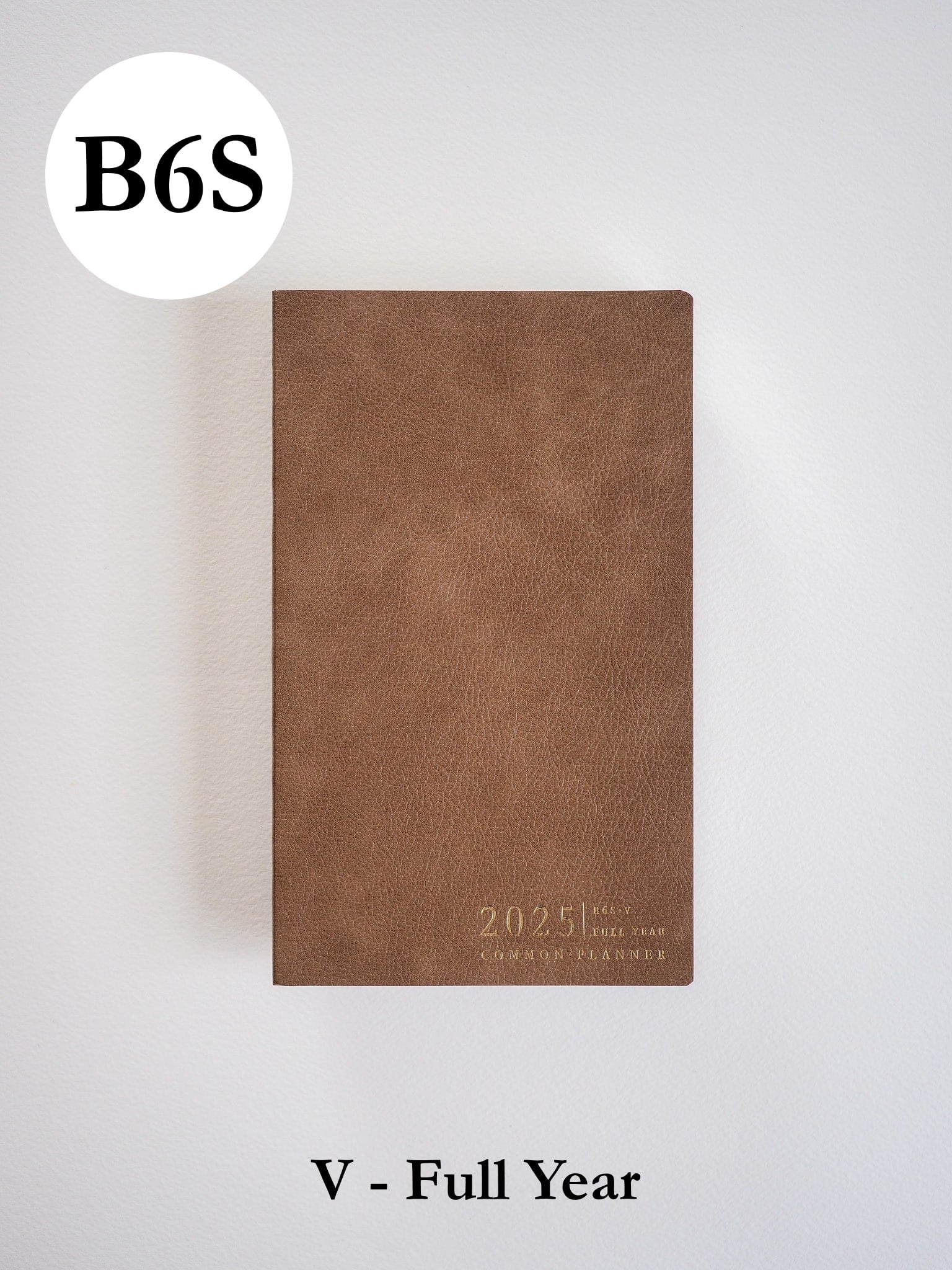 B6 Slim Vertical Full Year | 2025 Common Planner
