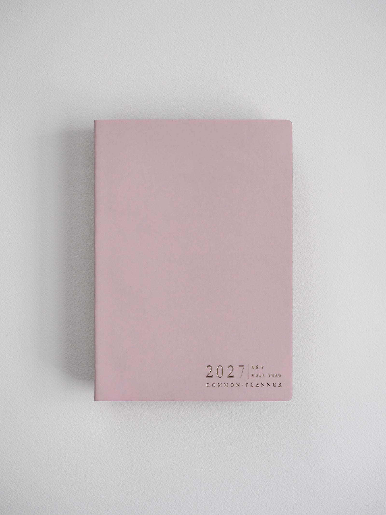 2027 B6 Vertical Full year planner interior layout in Fairy Floss #color_fairyfloss