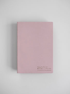 2027 B6 Vertical Full year planner interior layout in Fairy Floss #color_fairyfloss
