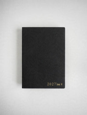 2027 B6 Vertical Core planner interior layout in Onyx #color_onyx