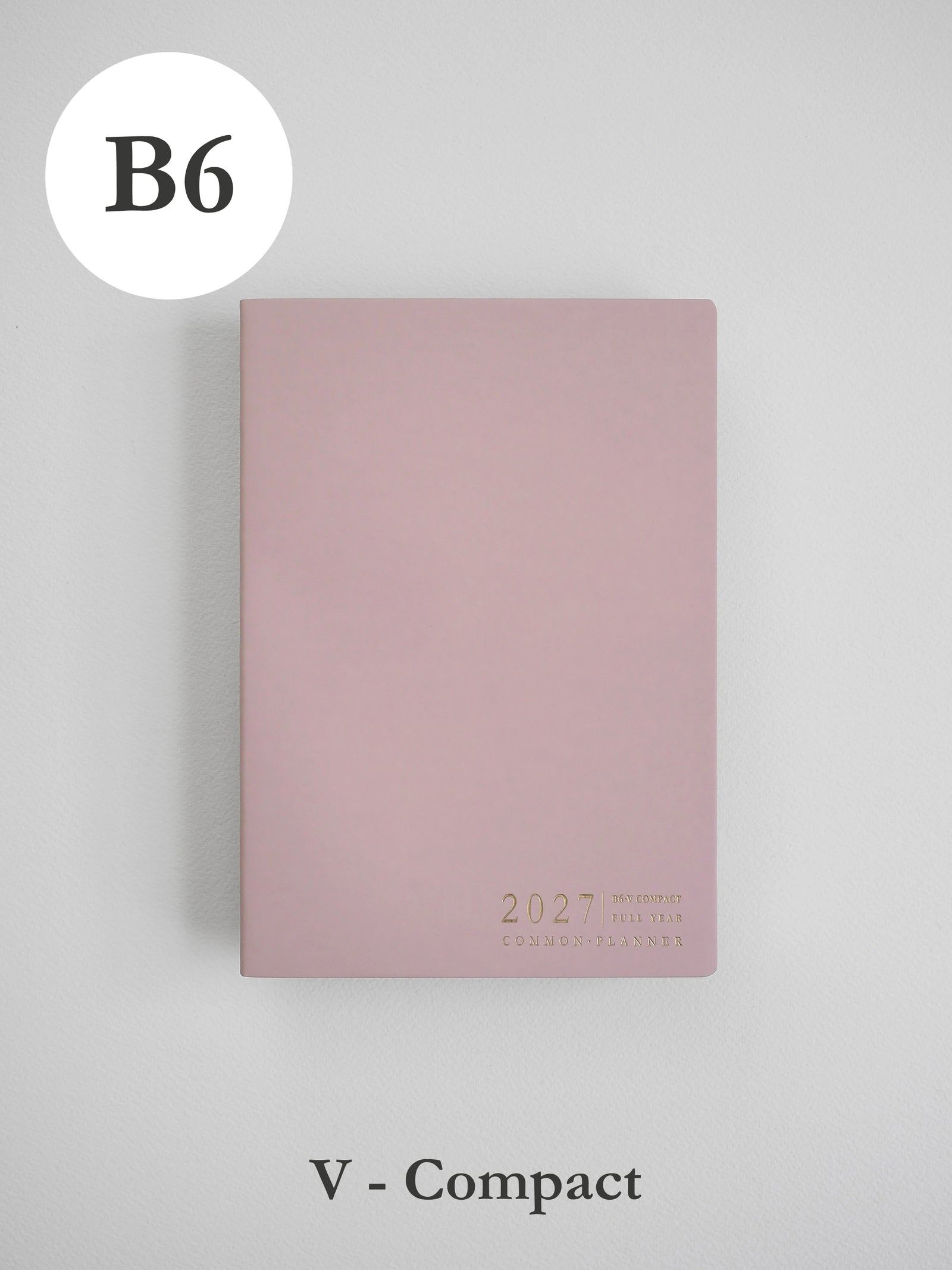 2027 B6 Vertical Compact planner front cover in Fairy Floss #color_fairyfloss