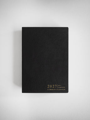 2027 B6 Vertical Complete planner interior layout in Onyx #color_onyx