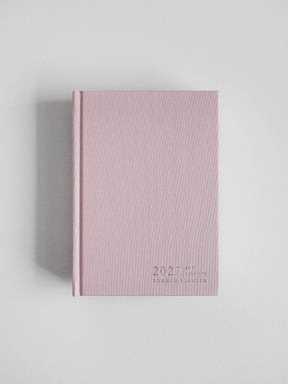 2027 B6 Vertical Complete planner interior layout in Seashell #color_seashell