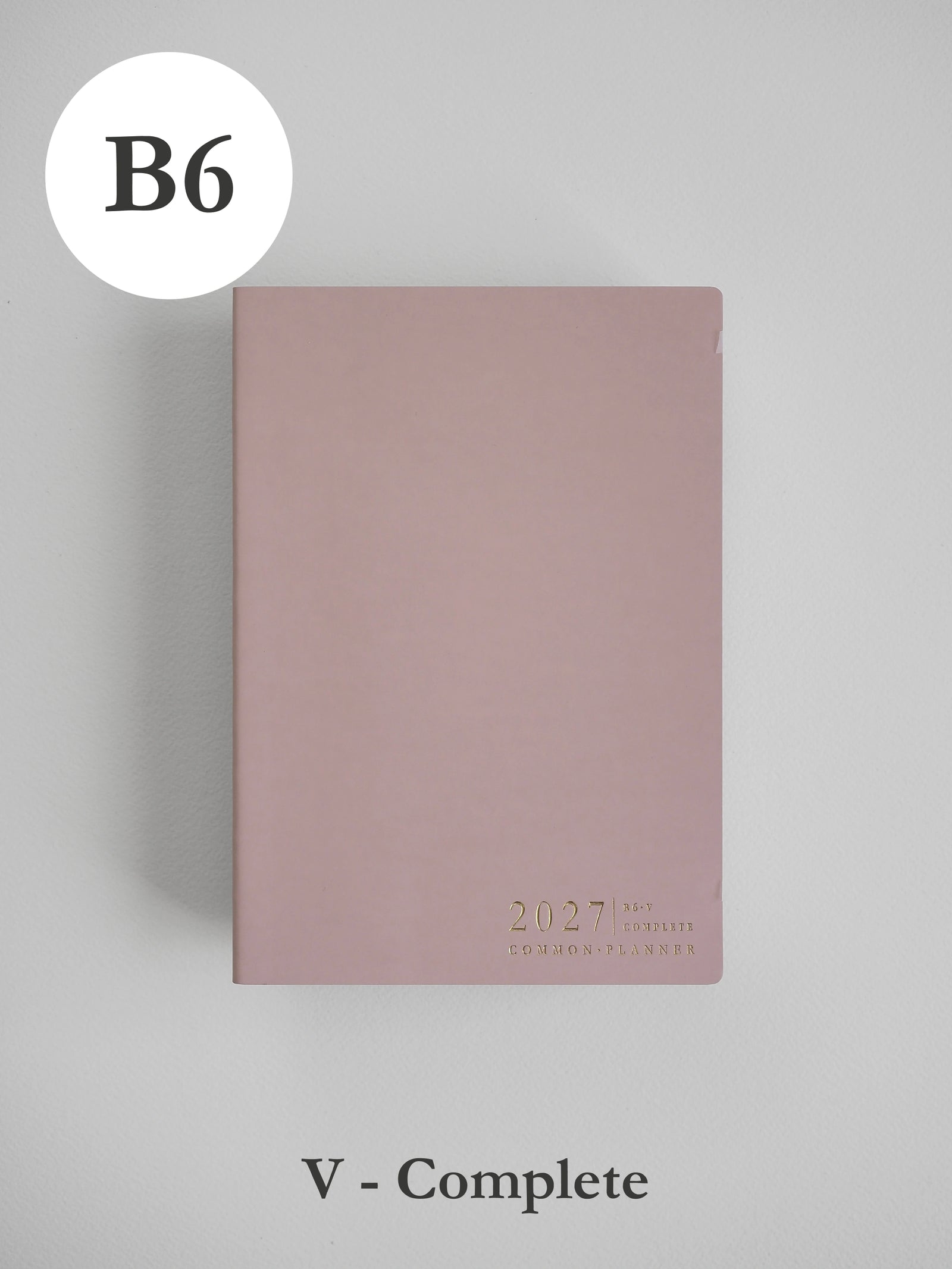 2027 B6 Vertical Complete (softcover) planner front cover in Fairy Floss #color_fairyfloss