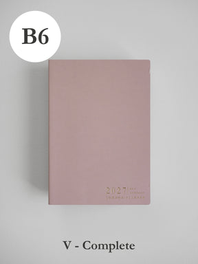 2027 B6 Vertical Complete (softcover) planner front cover in Fairy Floss #color_fairyfloss