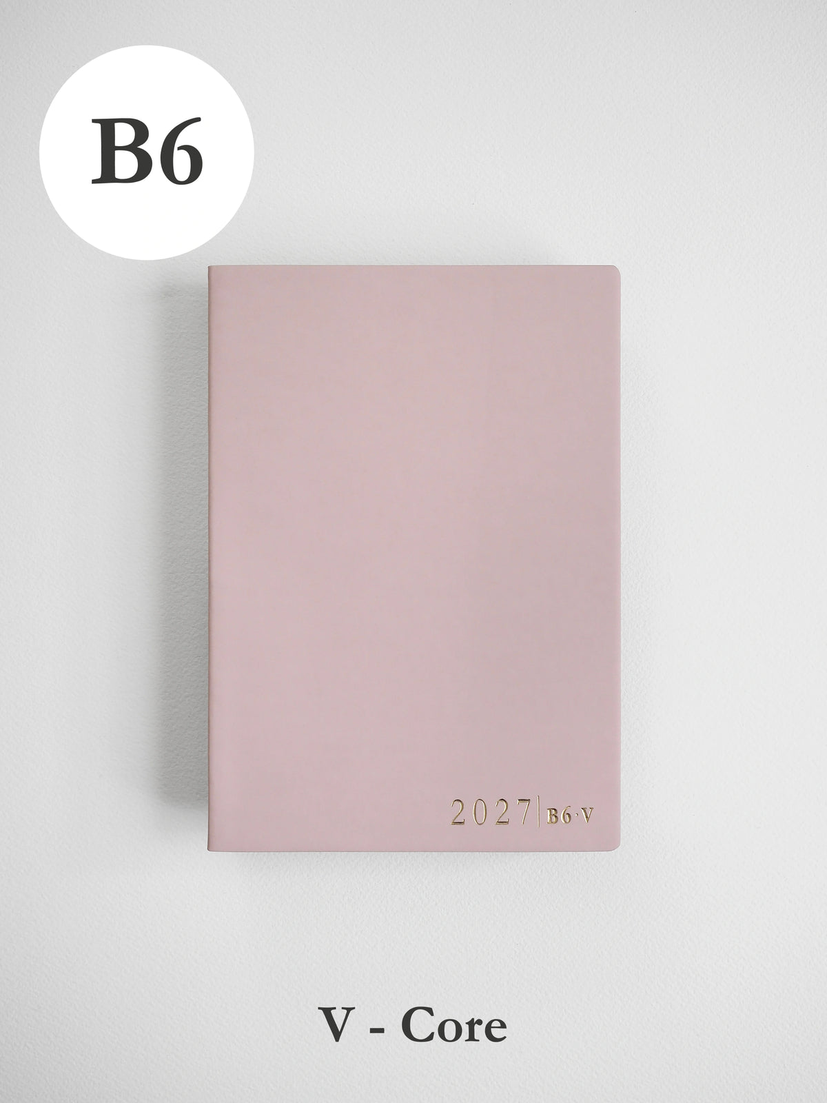 2027 B6 Vertical Core planner front cover in Fairy Floss #color_fairyfloss