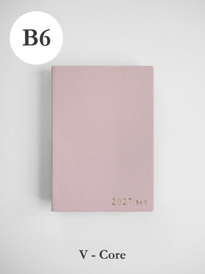 2027 B6 Vertical Core planner front cover in Fairy Floss #color_fairyfloss