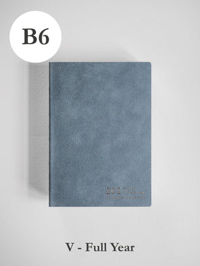 2027 B6 Vertical Full year planner front cover in Mist #color_mist