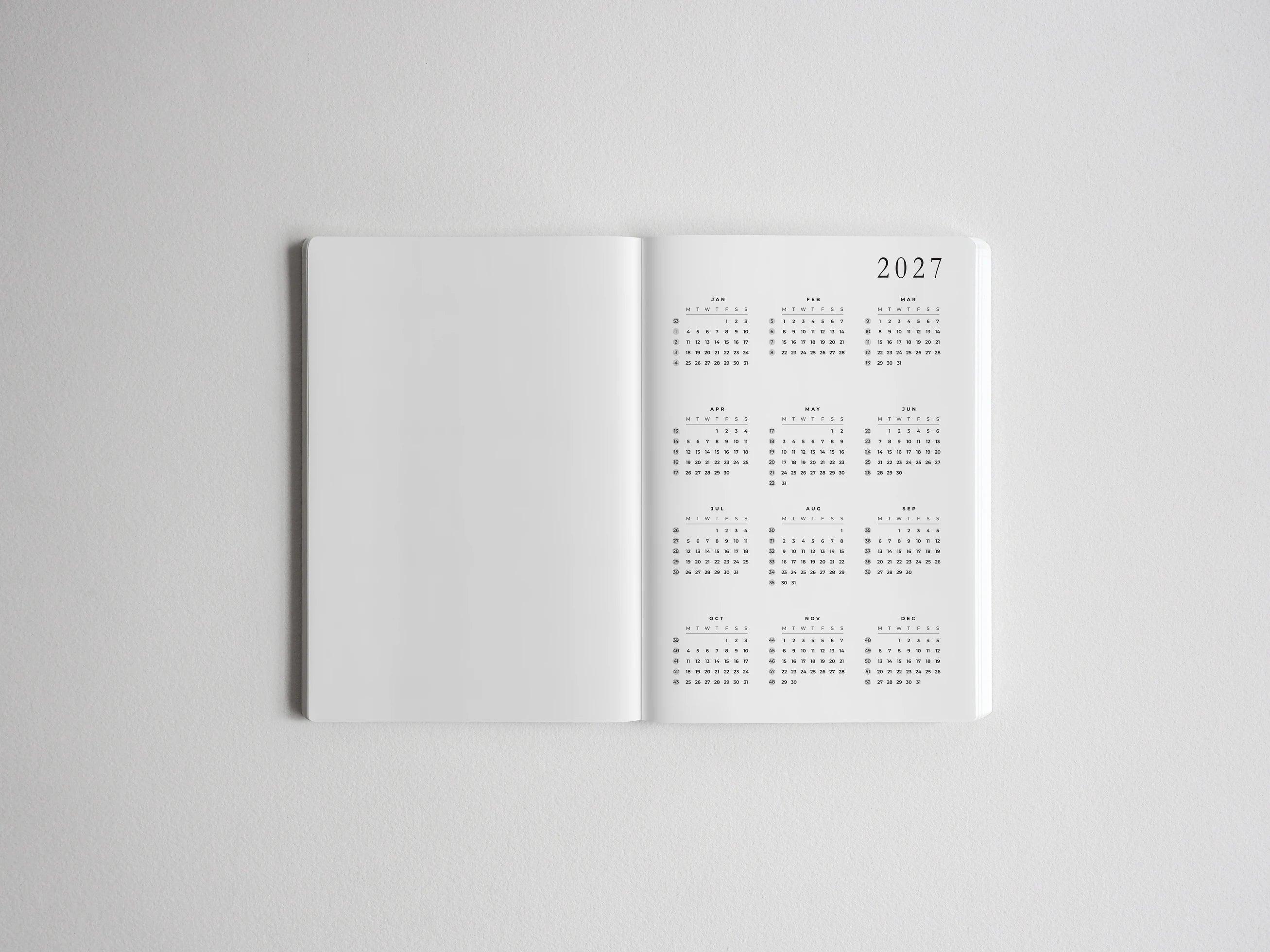 Yearly Calendar