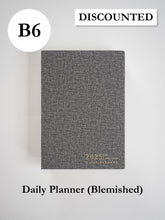 Load image into Gallery viewer, B6 Daily Full Year | 2025 Daily Planner (In-Stock) Blemished
