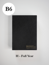 Load image into Gallery viewer, B6 Horizontal Full Year | 2025 Common Planner (In-Stock)
