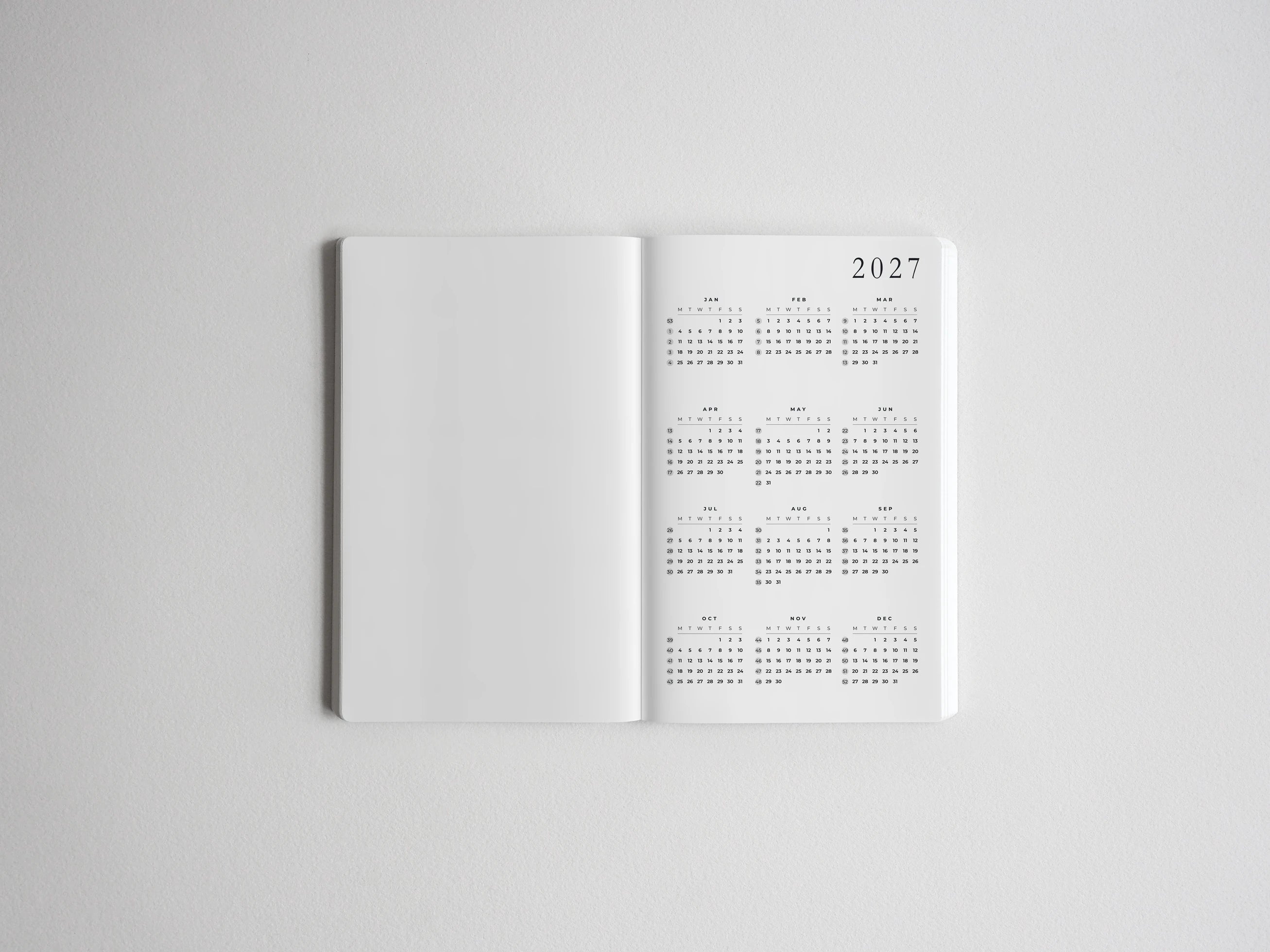 Yearly Calendar