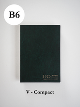 Load image into Gallery viewer, B6 Vertical Compact Full Year | 2025 Common Planner (In-Stock)
