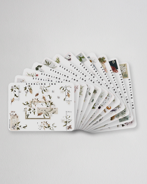 A cohesive set of floral and botanical corner stickers featuring dried foliage and delicate natural accents in muted, earthy, and neutral tones.
