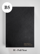 Load image into Gallery viewer, B5 Horizontal Full Year | 2025 Common Planner (In-Stock)
