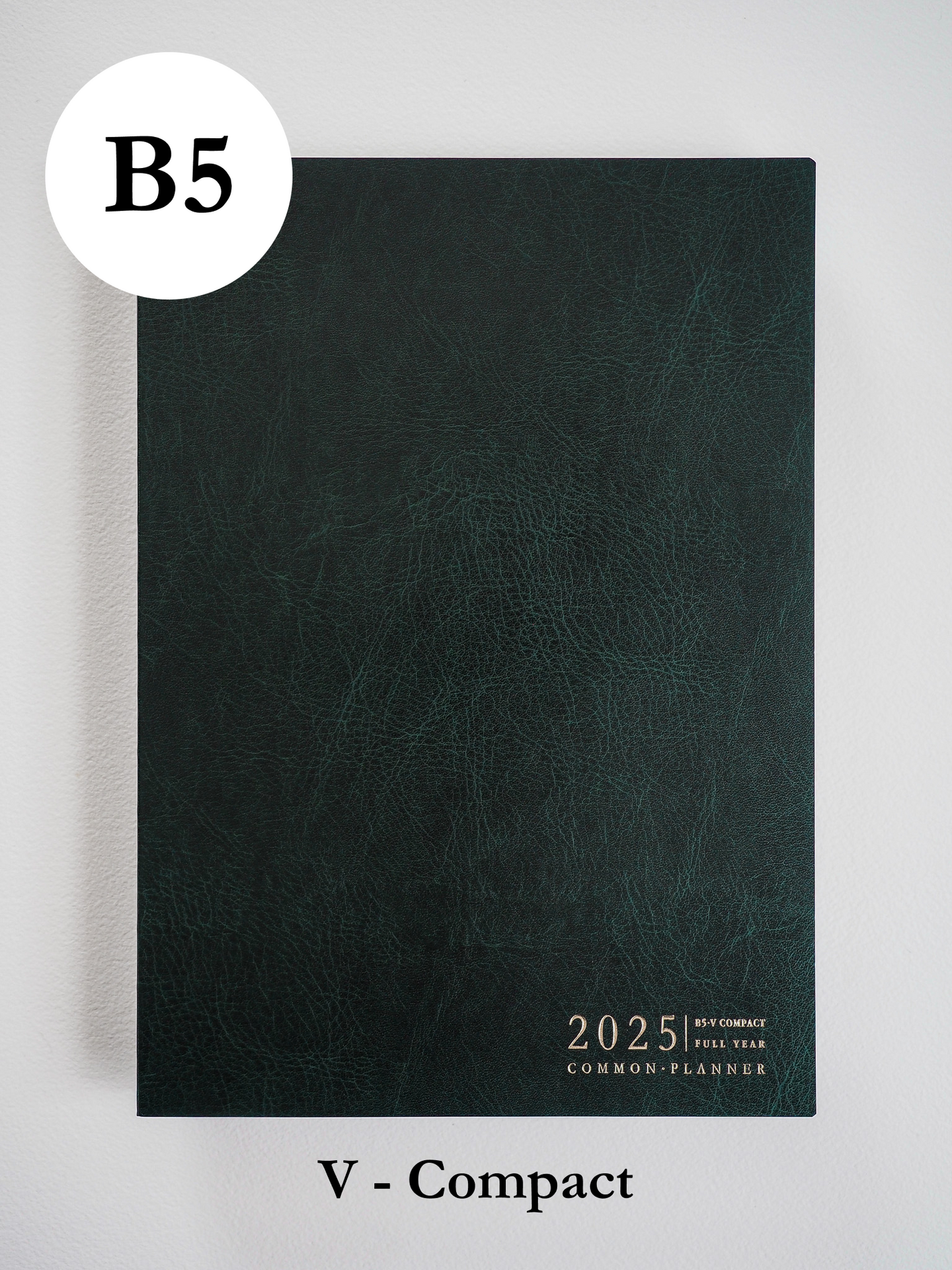 B5 Vertical Compact Full Year | 2025 Common Planner (In-Stock)