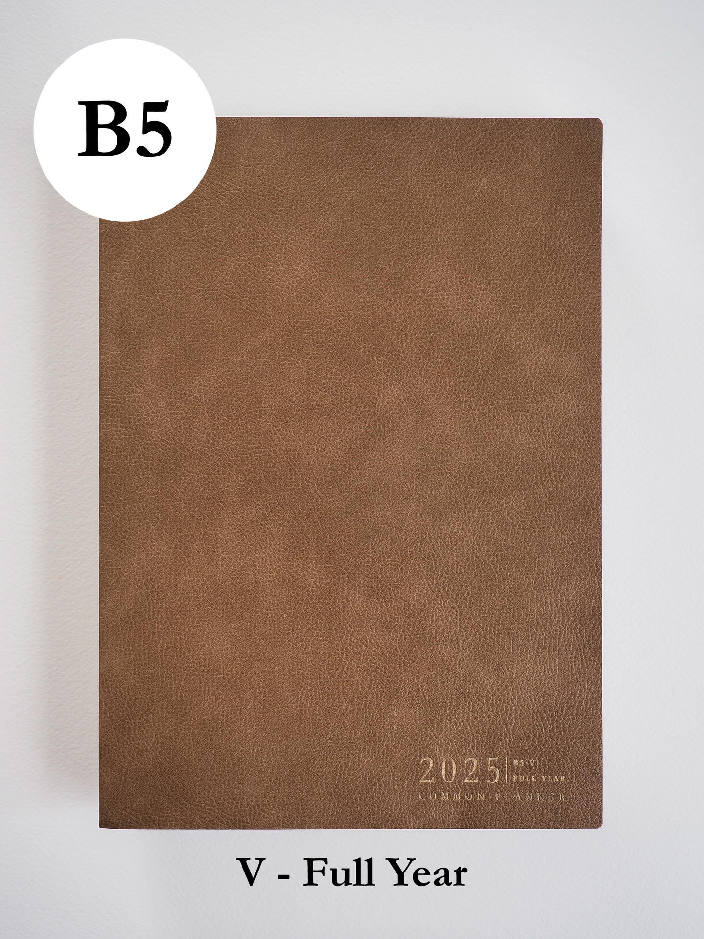 B5 Vertical Full Year | 2025 Common Planner (In-Stock)