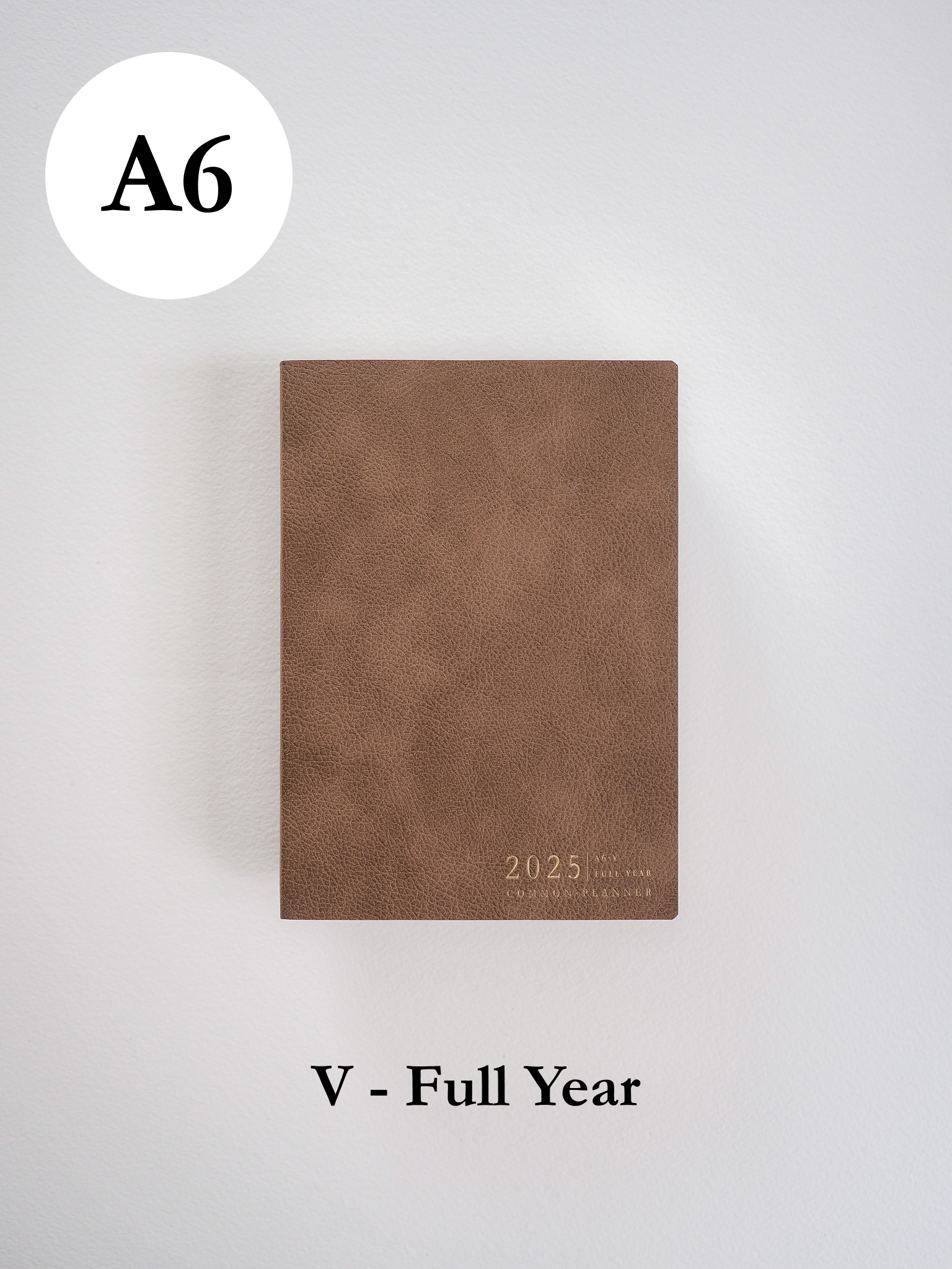 A6 Vertical Full Year | 2025 Common Planner (In-Stock)