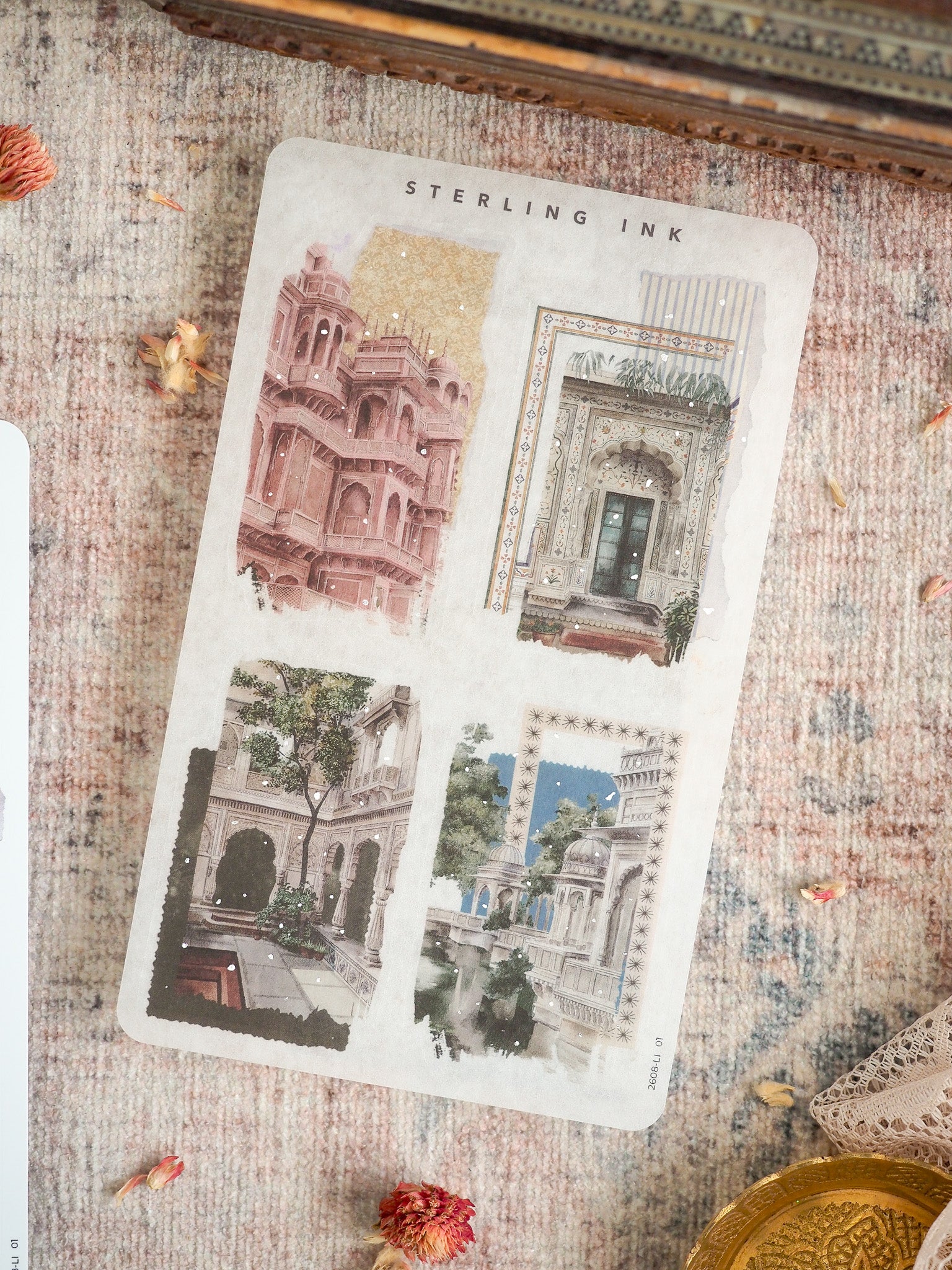 Collage Stickers (Silver Foil) - August 2026