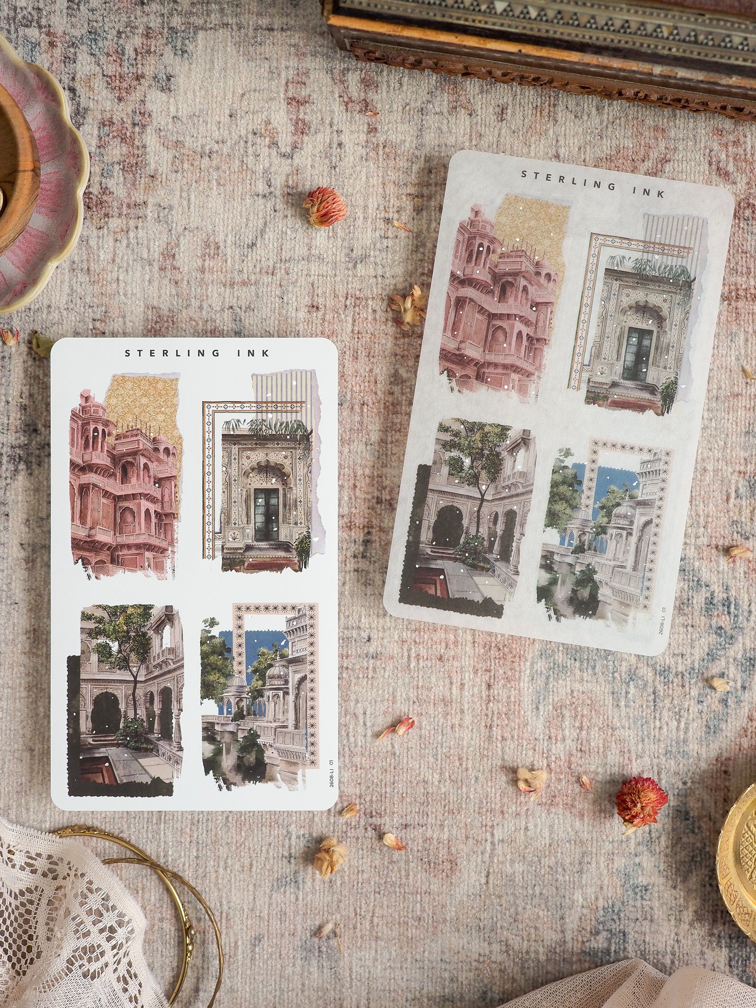 Collage Stickers (Silver Foil) - August 2026