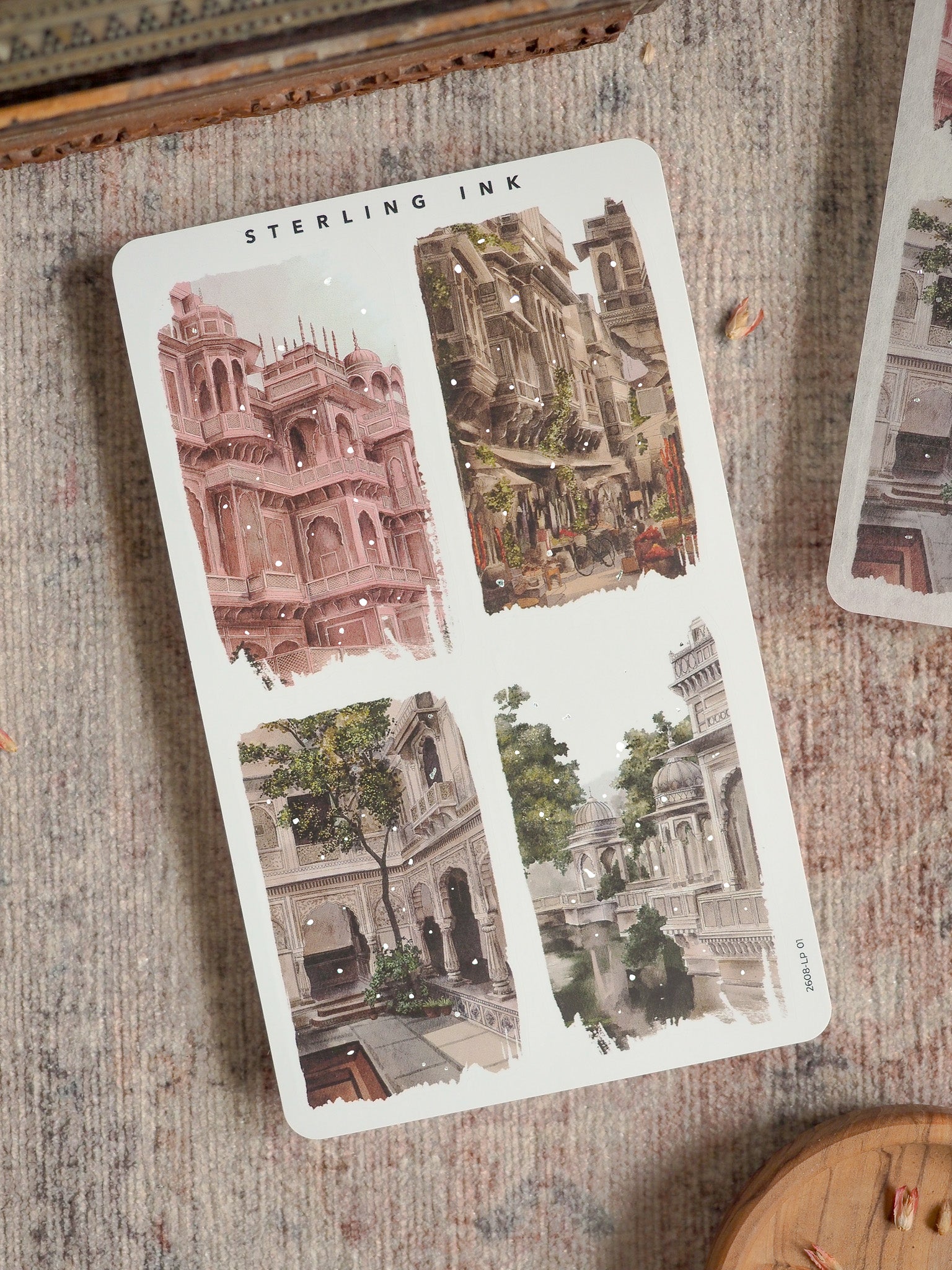 Large Illustration Stickers (Silver Foil) - August 2026