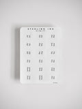 Monthly Tab Sticker Sheet