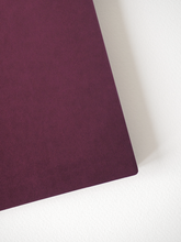 Load image into Gallery viewer, A5 Slim 520 Page Grid Notebooks - With Page Numbers - Mulberry and Onyx
