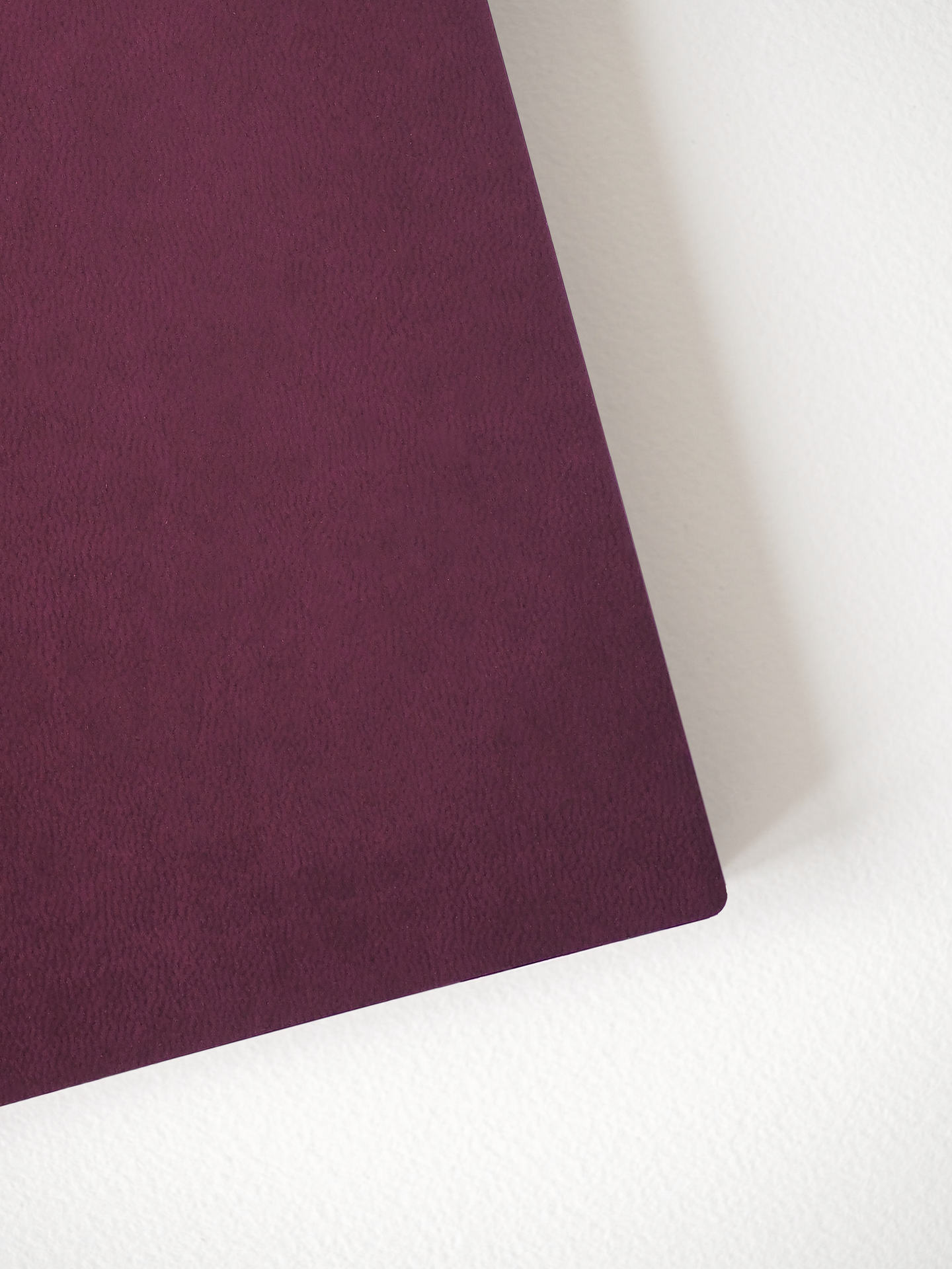 A5 Slim 520 Page Grid Notebooks - With Page Numbers - Mulberry and Onyx