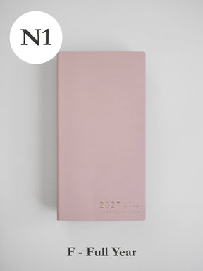 2027 N1 Flex Flex full year planner front cover in Fairy Floss #color_fairyfloss