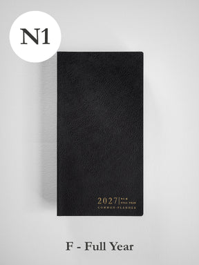 2027 N1 Flex Flex full year planner front cover in Onyx #color_onyx