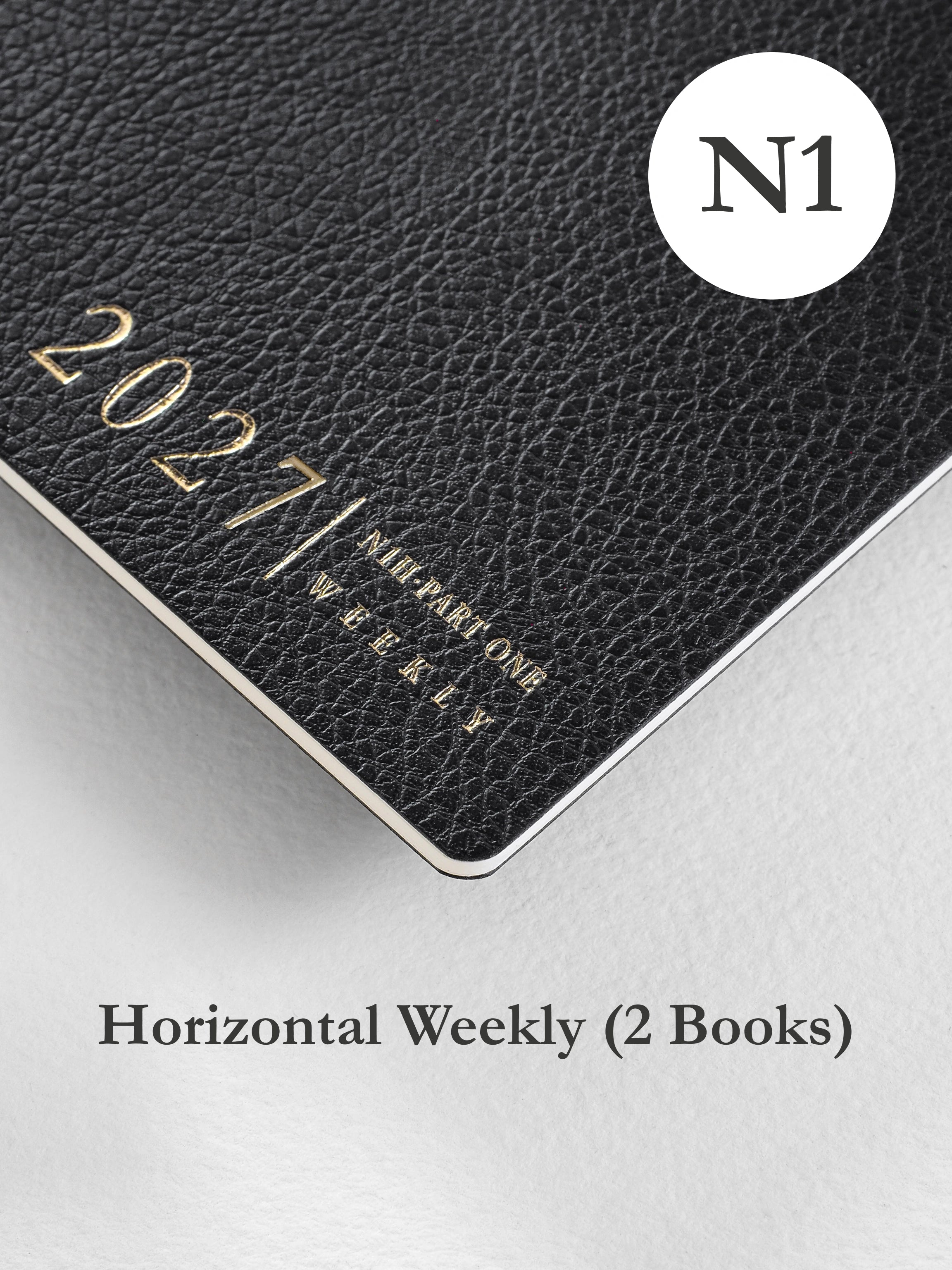 N1 Horizontal Weekly Booklet (2 book set) | 2027