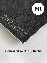 Load image into Gallery viewer, TN Standard (N1) Horizontal Weekly Booklet (2 book set) | 2025 (In-Stock)
