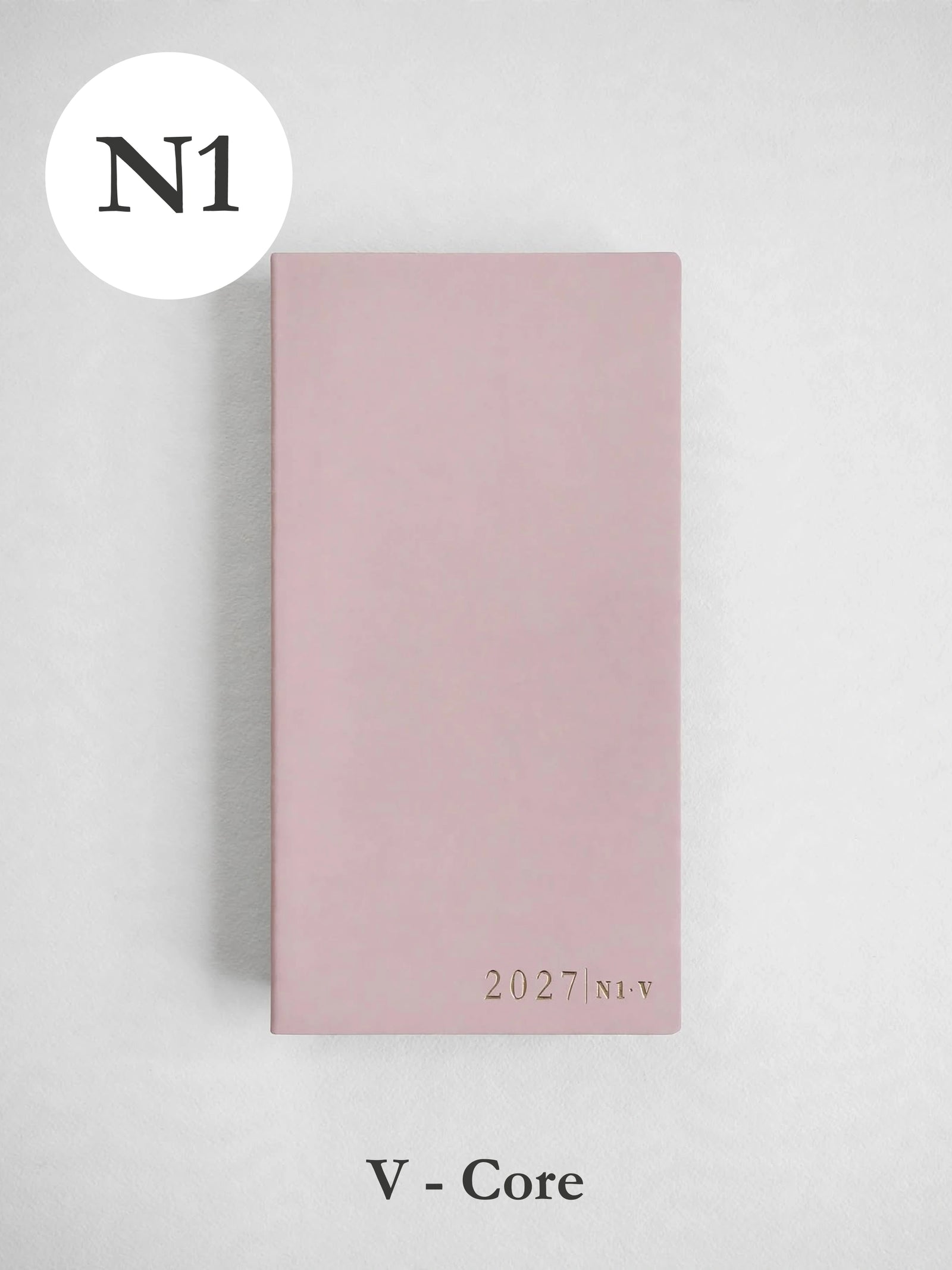 2027 N1 Vertical Core planner front cover in Fairy Floss #color_fairyfloss