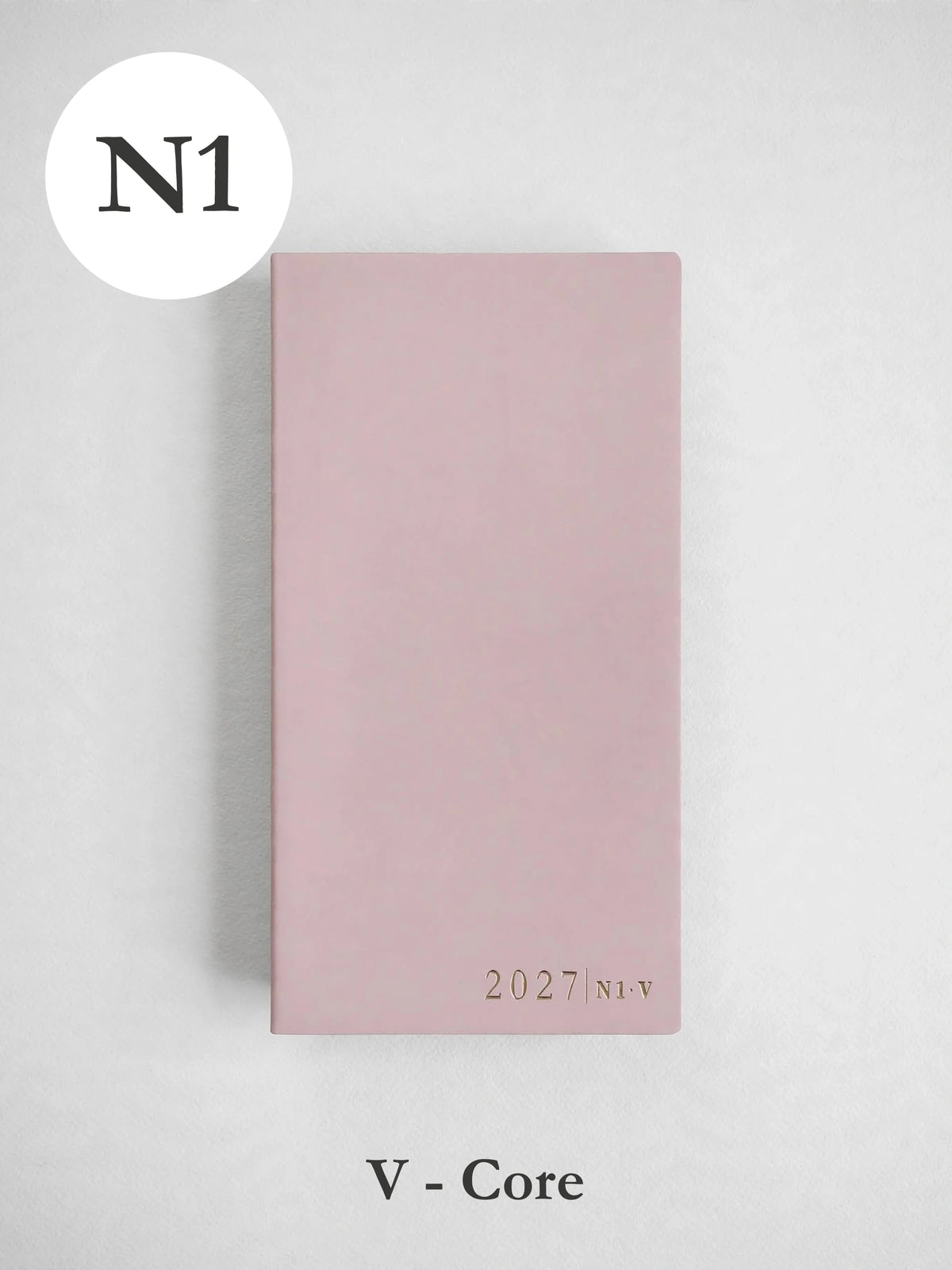 2027 N1 Vertical Core planner front cover in Fairy Floss #color_fairyfloss