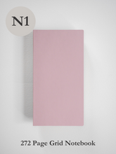 N1 (Standard Size) 272 Page Grid Notebooks - With Page Numbers