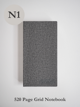 N1 520 Page Grid Notebooks - With Page Numbers