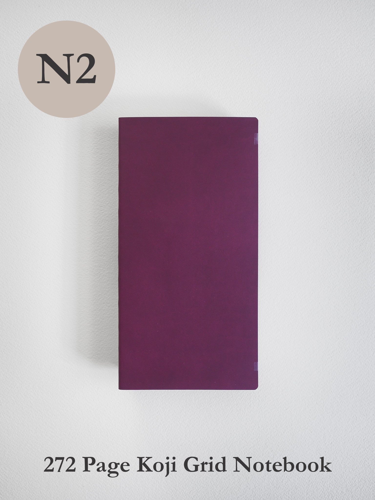 N2 272 Page Grid Notebook - Koji Paper