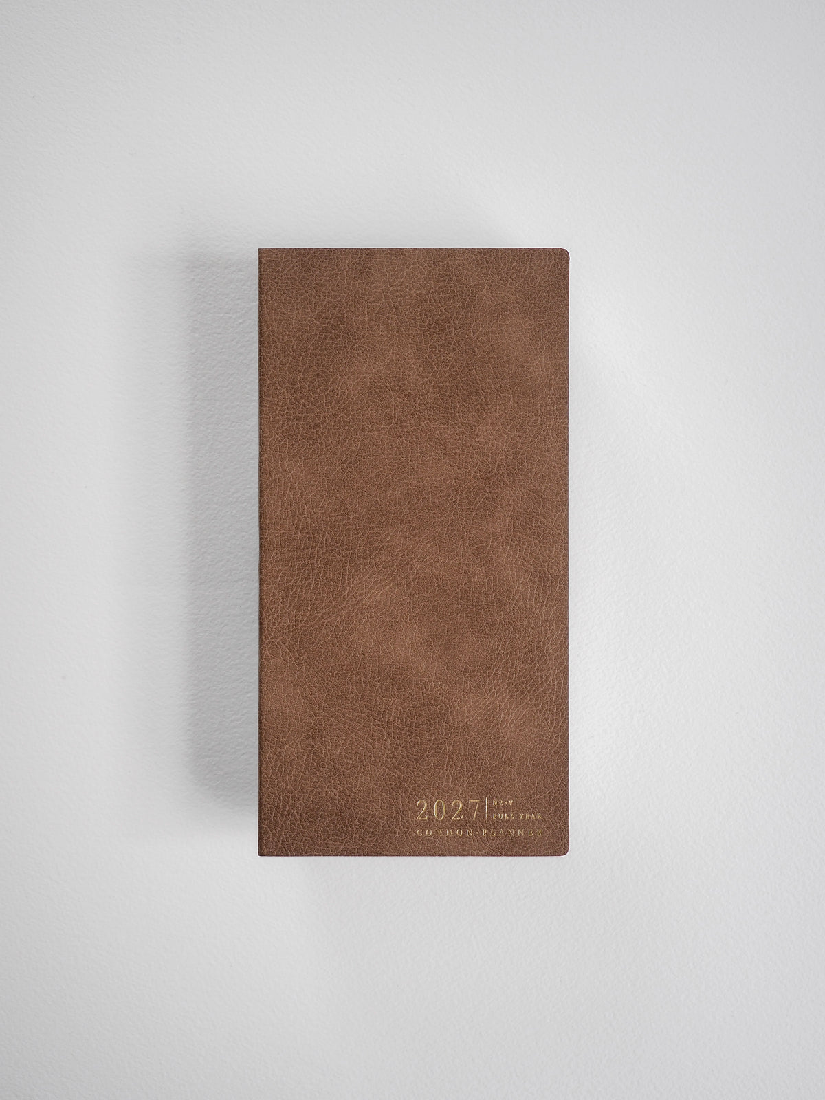 2027 N2 Vertical Full year planner interior layout in Caramel #color_caramel