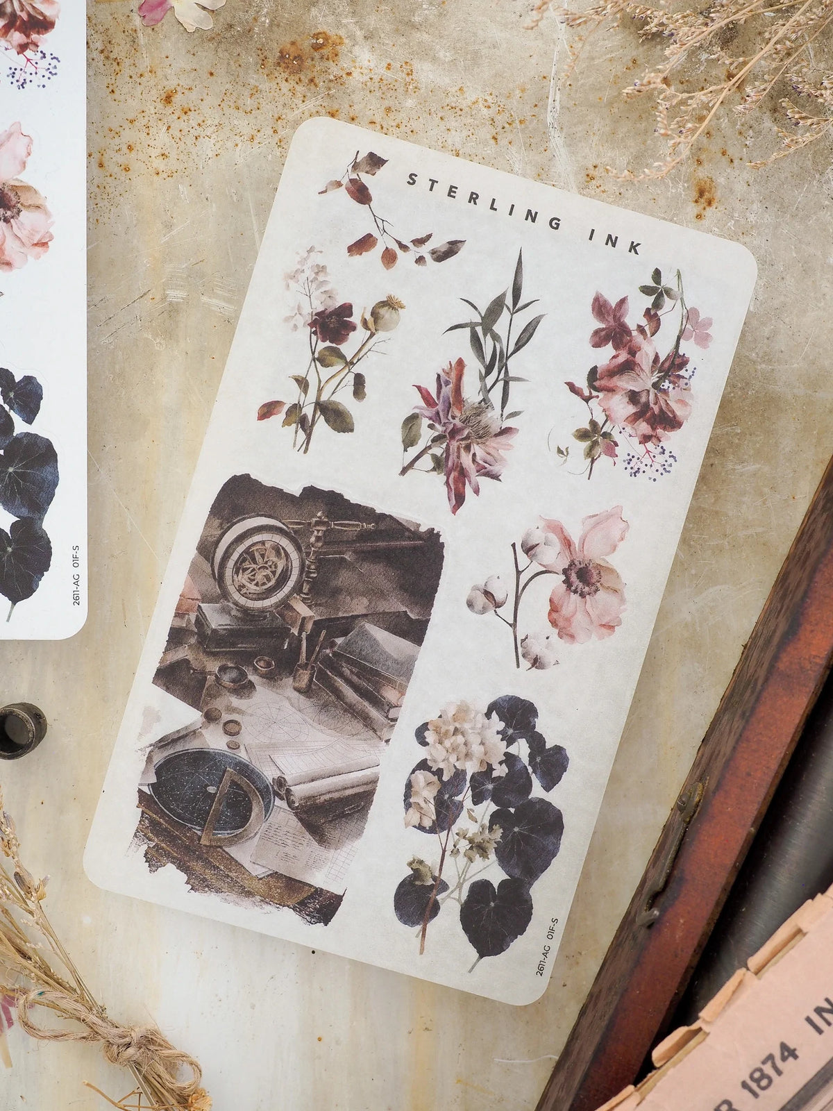 Arrangement Stickers - November 2026 - Washi (Clear Matte)
