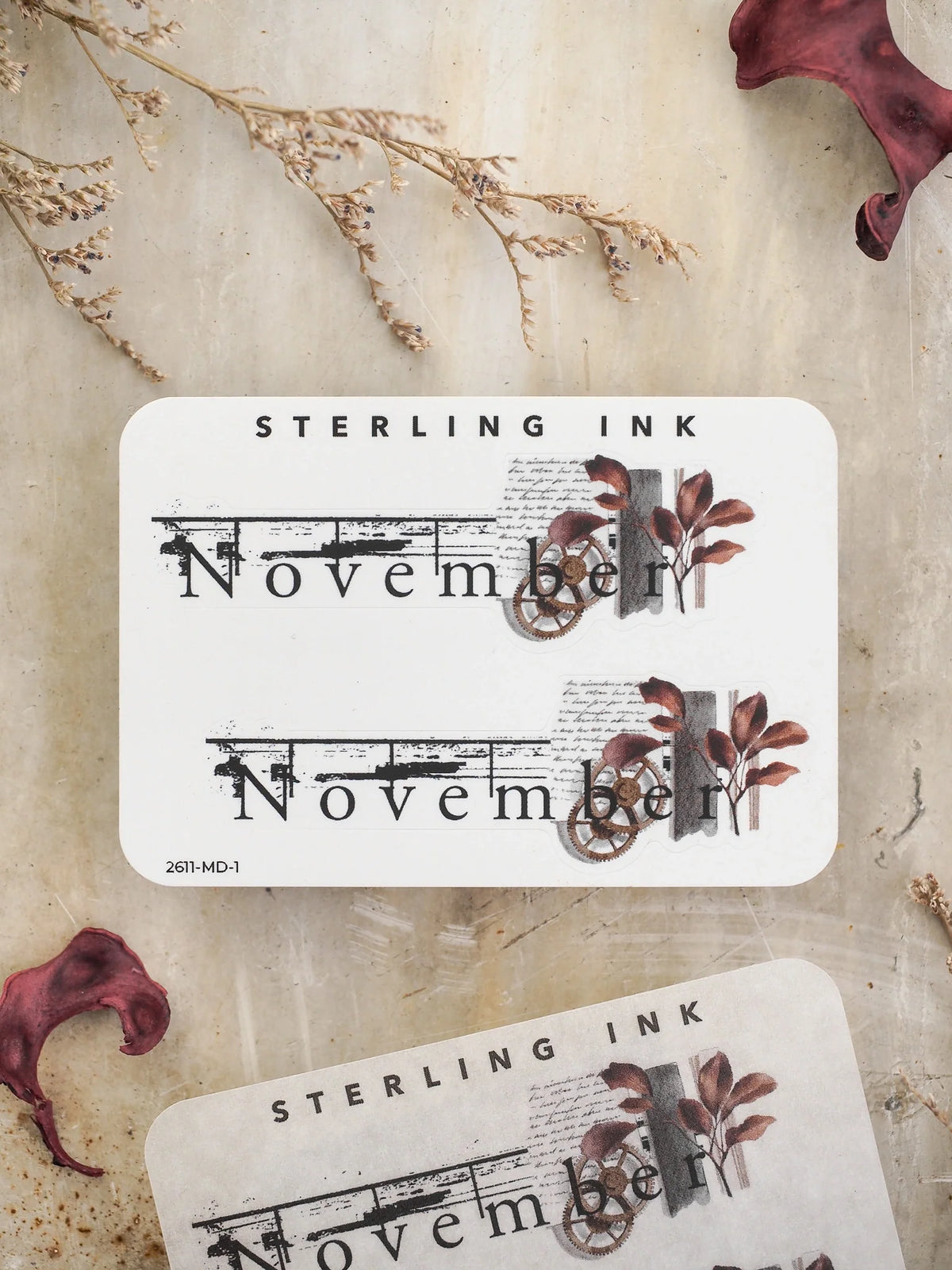 Month Sticker - November 2026 - Vinyl (Premium Matte) / Print
