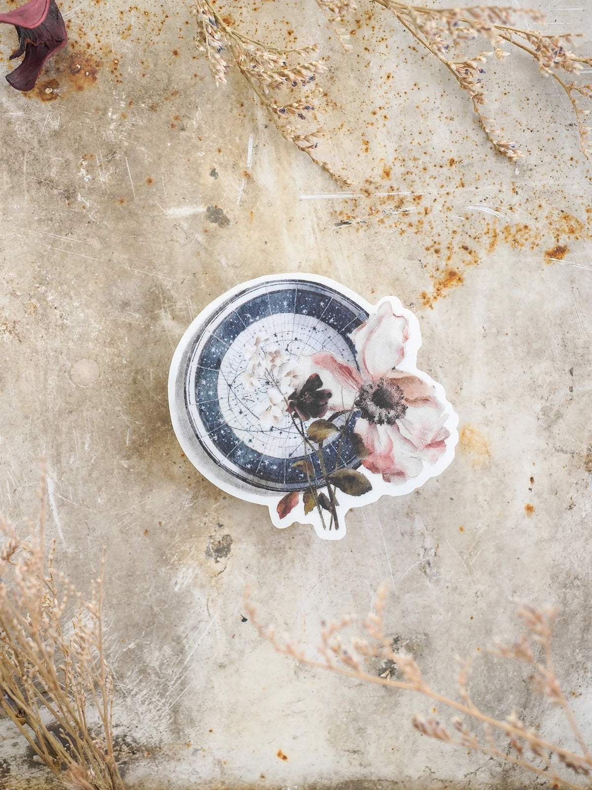 Vinyl Die-cut Stickers: Floral (Clear Vinyl) - November 2026 - Floral