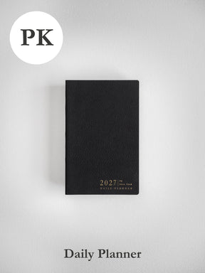 2027 PK Daily Daily planner front cover in Onyx #color_onyx