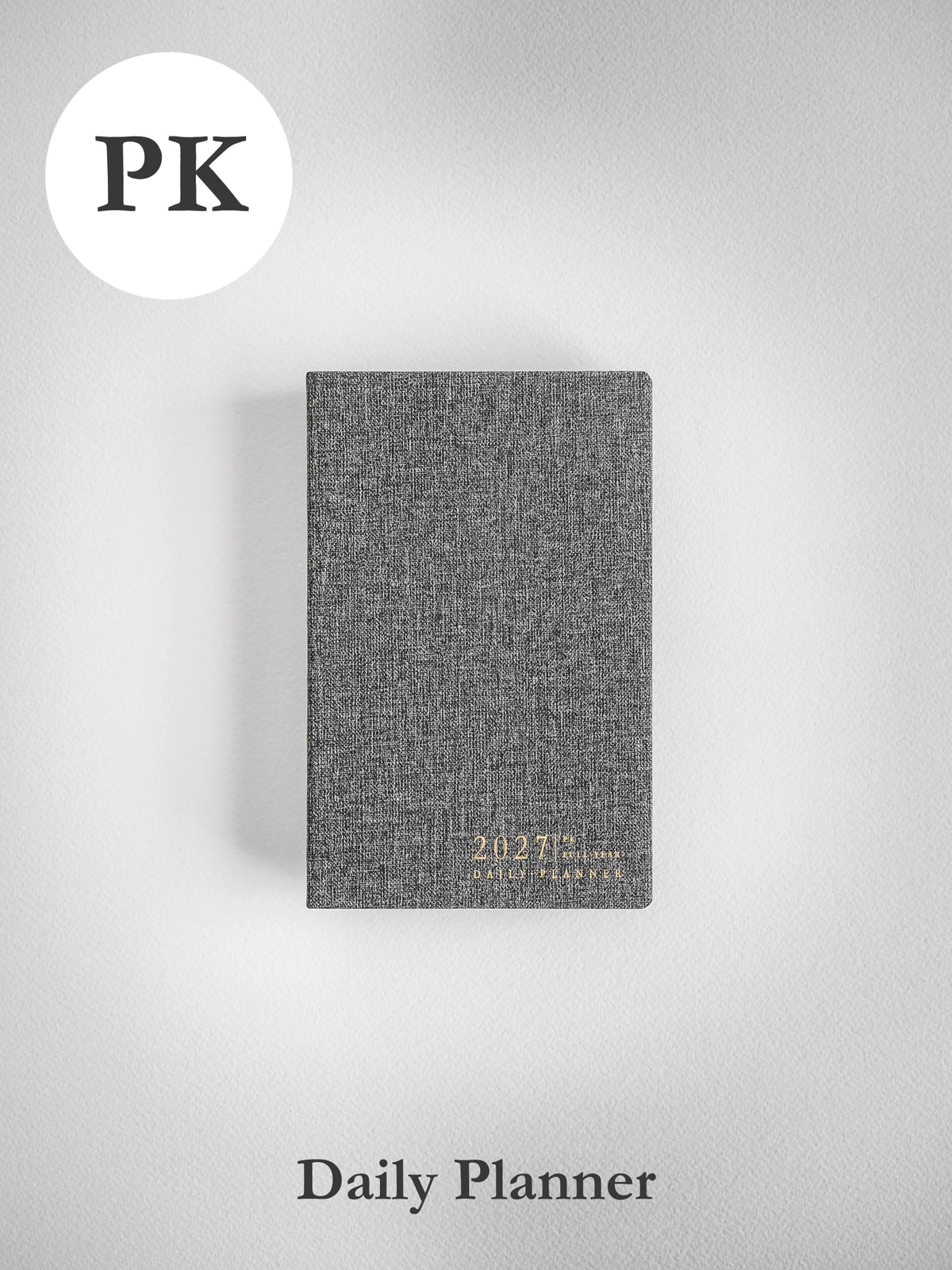 2027 PK Daily Daily planner front cover in Tweed #color_tweed