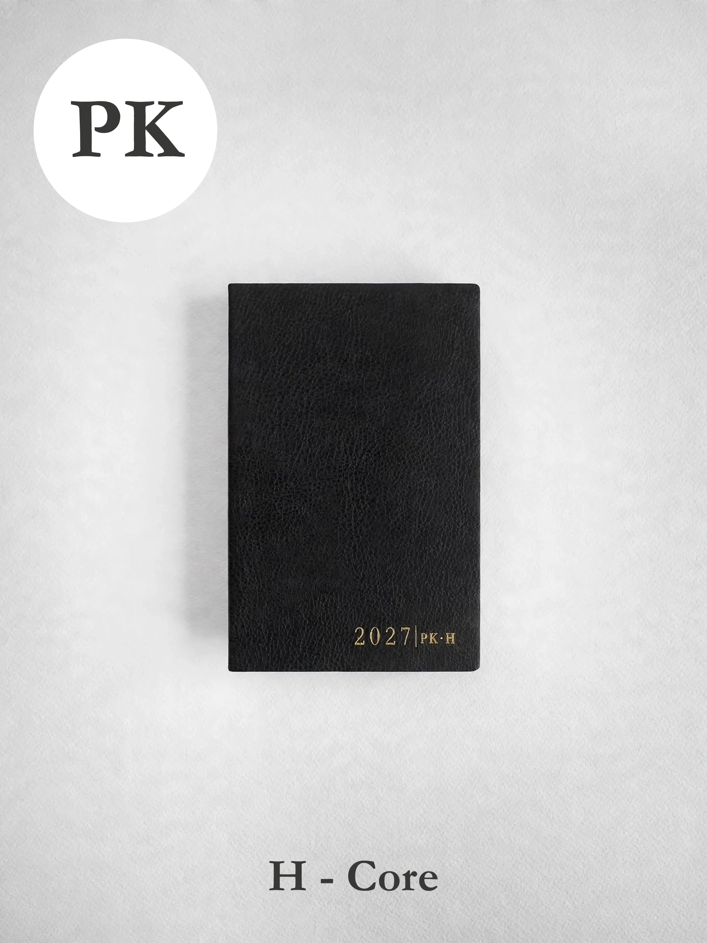 2027 PK Horizontal Core planner front cover in Onyx #color_onyx