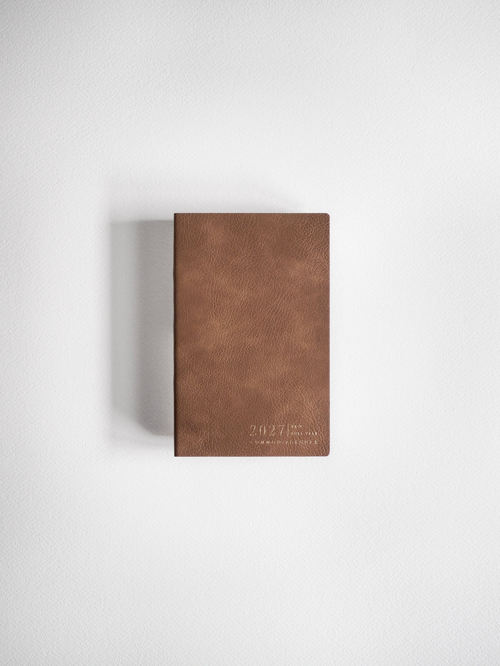 2027 PK Vertical Full year planner interior layout in Caramel #color_caramel