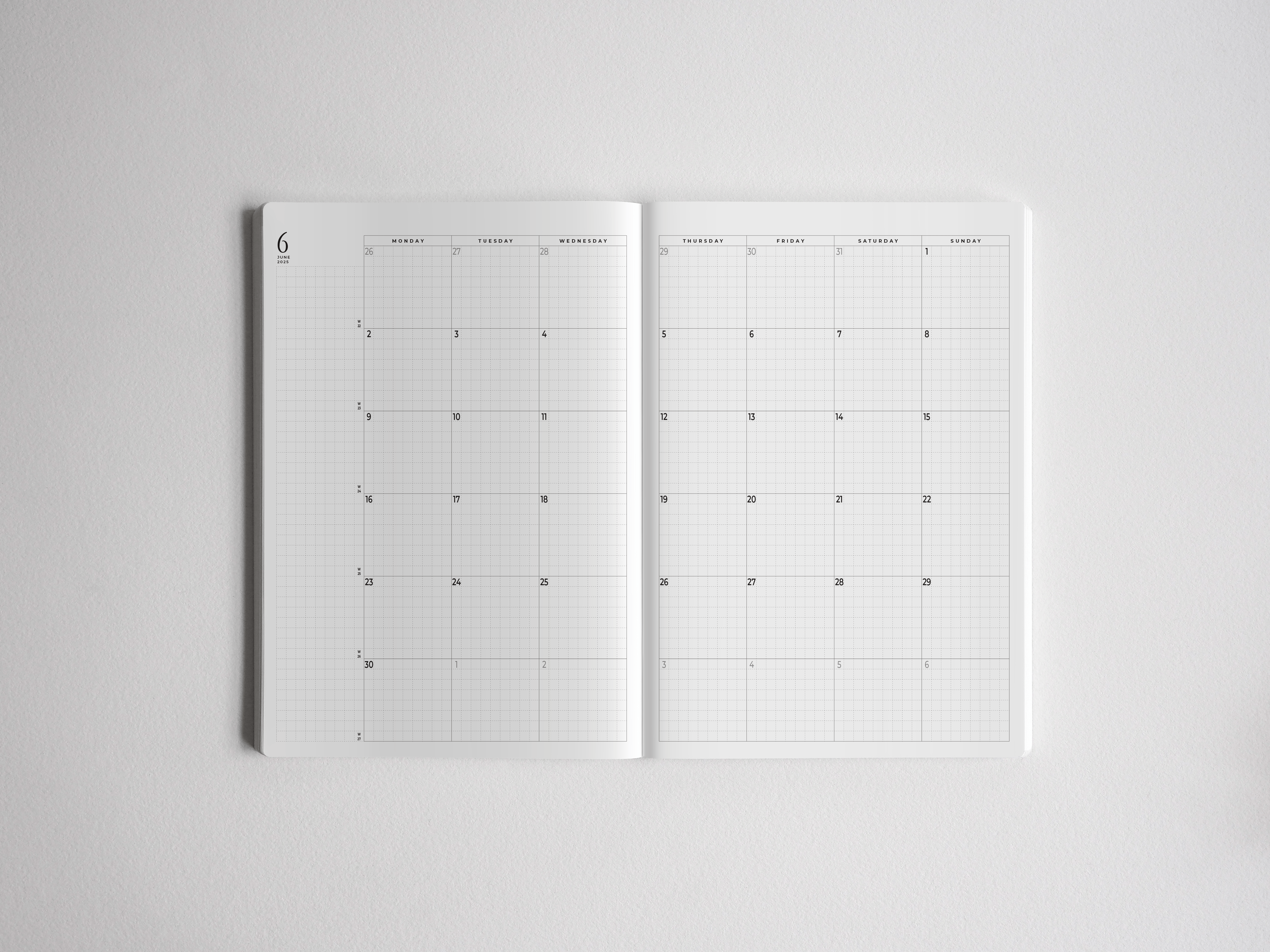 (2025-2026) Academic Planner A5 Horizontal Full Year | Common Planner