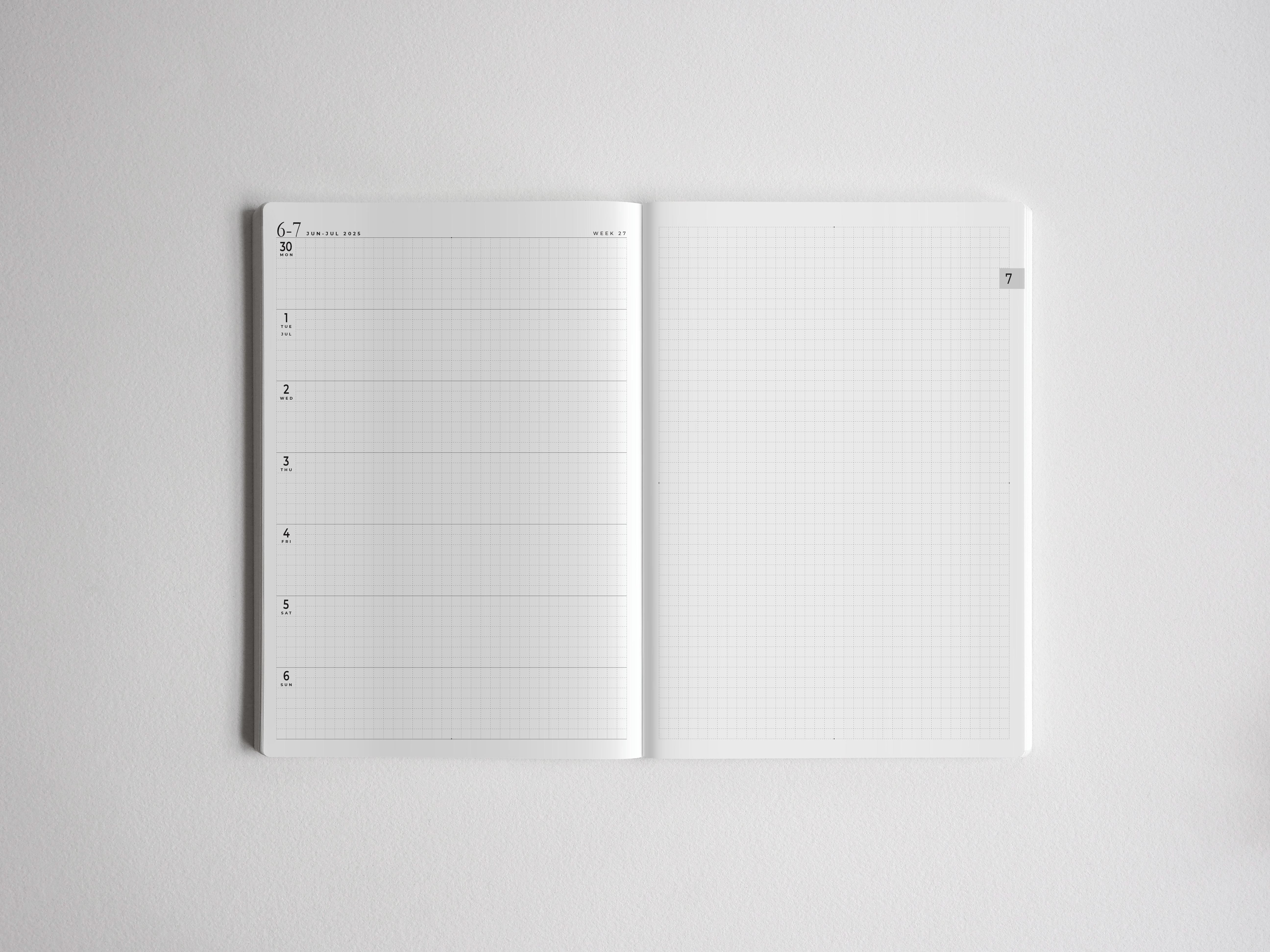 (2025-2026) Academic Planner A5 Horizontal Full Year | Common Planner