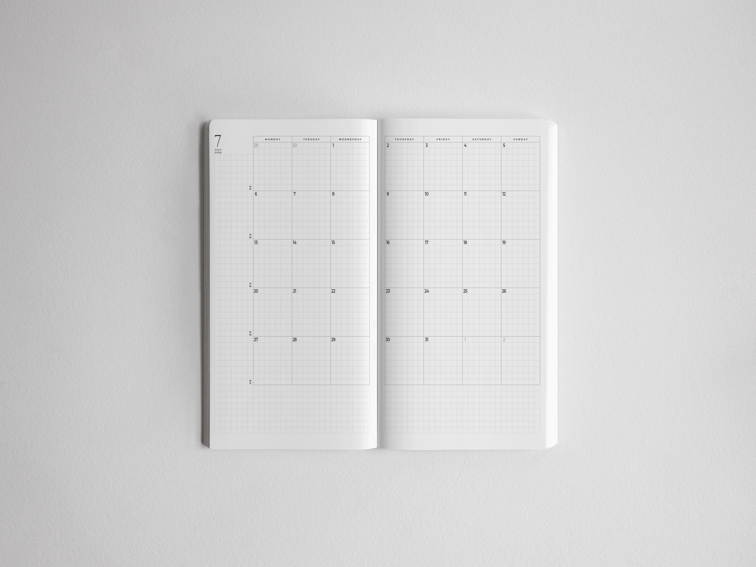 Monthly Layout